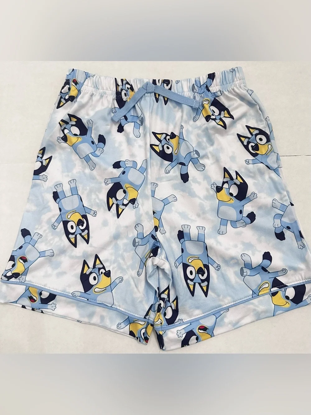 Bluey Light Blue Toddler Girl Super Soft Pajama 2-Piece Short Set, Size 5T NWT's